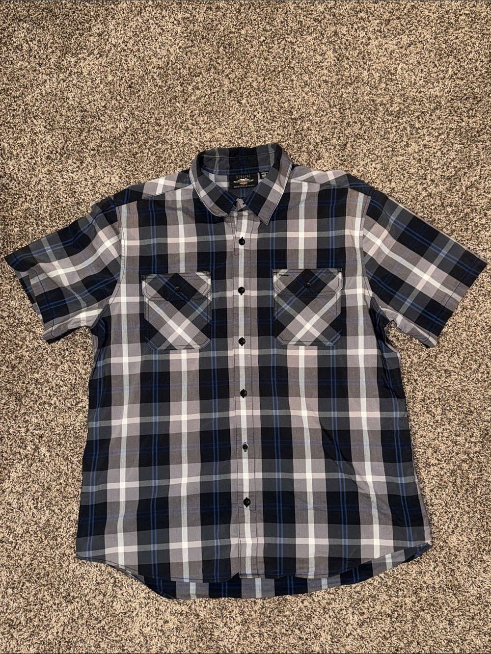 Harley Davidson Button Down Short Sleeve size XL